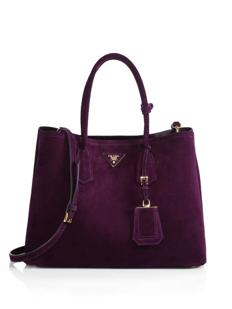 purple prada purse.